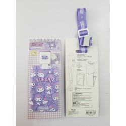 大耳牛23年9月香港版kuromi三麗鷗卡通動漫掛繩咭套正品